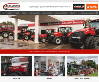 Sebastopolmachinery.com.au(Sebastopol Machinery Service) Screenshot