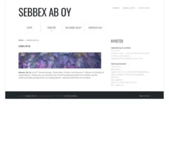 Sebbex.fi(Sebbex Ab Oy) Screenshot