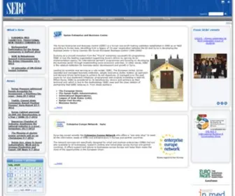 Sebcsyria.com(Syrian Enterprise and Business Centre) Screenshot