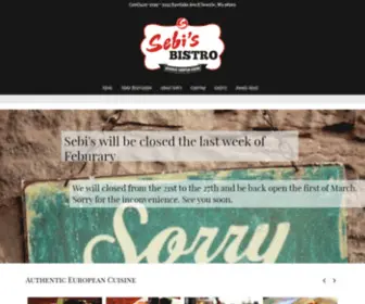 Sebisbistro.com(Seattle's Best Polish Food) Screenshot