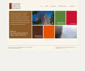 Seblaw.com(Stanley Esrey Buckley LLP) Screenshot