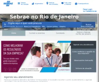 Sebraerj.com.br(Abrindo o site do Sebrae/RJ) Screenshot