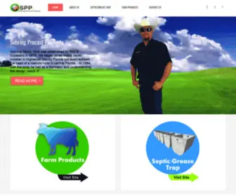 Sebringprecast.com(Sebring Precast Products in Sebring Florida) Screenshot