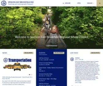 Sebrsd.org(Spencer-East Brookfield RSD) Screenshot