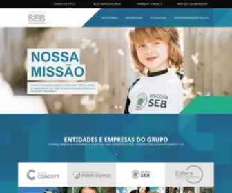 Sebsa.com.br(SEB SA) Screenshot