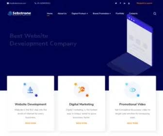 Sebstrone.com(Mobile App Development Company) Screenshot