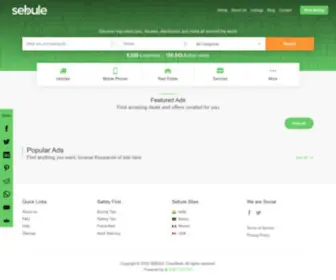 Sebule.com(SEBULE Classifieds) Screenshot