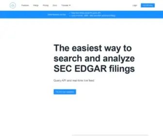 Sec-API.io(SEC EDGAR Filings API) Screenshot