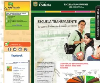 Sec-Coahuila.gob.mx(Inicio) Screenshot