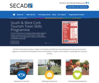 Secad.ie(SECAD Partnership) Screenshot