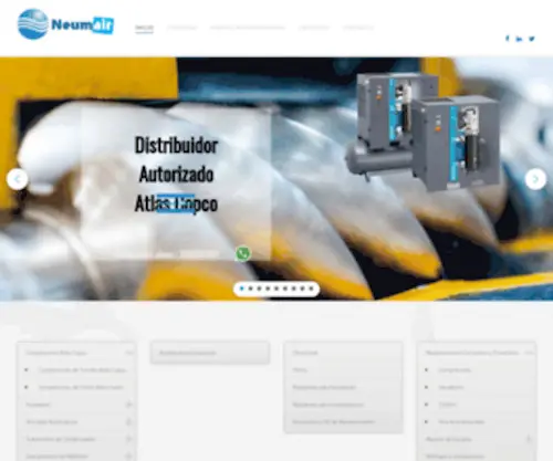 Secadoresdeaire.com(Neumair l Equipos para el Tratamiento del Aire) Screenshot