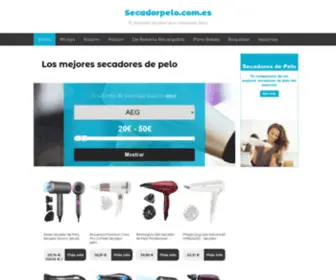 Secadorpelo.com.es(Los mejores secadores de pelo) Screenshot