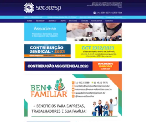 Secaeesp.com.br(Documento) Screenshot