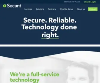 Secantcorp.com(Aunalytics) Screenshot