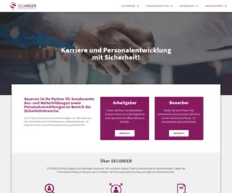 Secareer.de(Karriere und Personalentwicklung mit Sicherheit) Screenshot