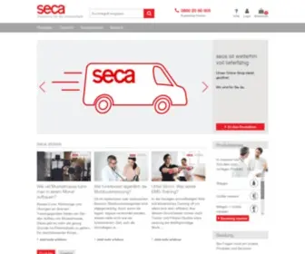 Secashop.com(Waagen von seca online kaufen) Screenshot