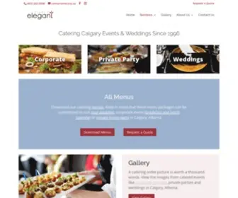 Secatering.ca(Catering Calgary) Screenshot