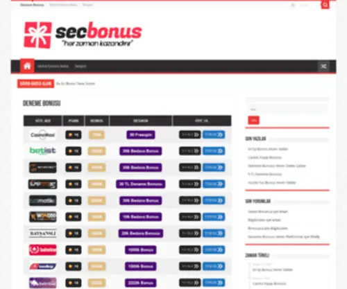Secbonus.com(Secbonus) Screenshot