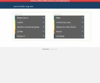Seccion22.org.mx(Sección 22) Screenshot