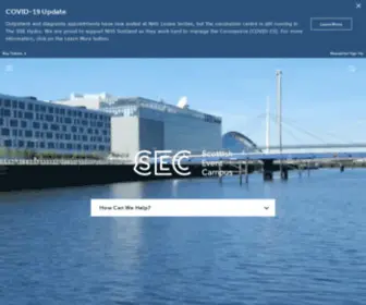 Sec.co.uk(The Scottish Event Campus (SEC)) Screenshot
