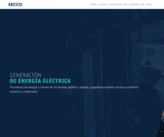 Secco.com.ar(Servicios y productos para diversas ramas industriales) Screenshot