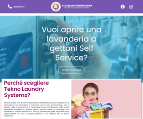 Seccoservice.com(By Tekno Laundry Systems) Screenshot