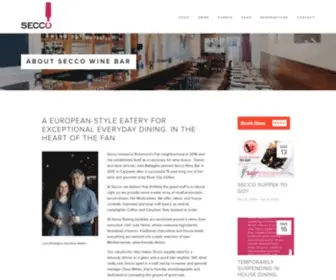 Seccowinebar.com(A European) Screenshot