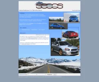 Seccs.org(Subaru Enthusiasts Car Club of the Sierras) Screenshot