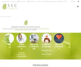 Sec.es(Sociedad Española de Contracepción) Screenshot