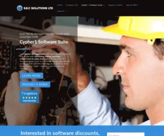 Secestimating.com(Electrical Estimating Software for Contractors) Screenshot