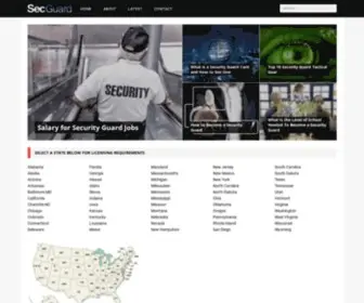 SecGuard.net(Security Guard Training USA) Screenshot