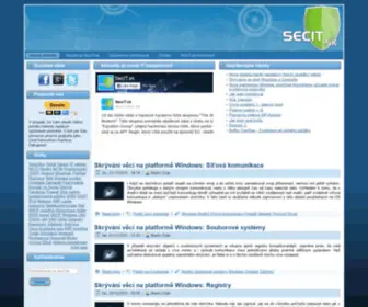 Secit.sk(Odborné témy a pohľad na zaujímavosti vo svete IT bezpečnosti) Screenshot
