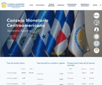 Secmca.org(Consejo Monetario Centroamericano) Screenshot
