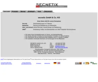 Secnetix.de(Secnetix GmbH & Co. KG) Screenshot