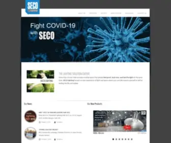 Secolighting.com(SECO Lighting) Screenshot