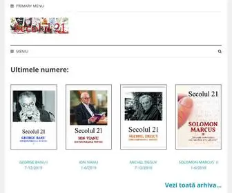 Secolul21.ro(Secolul 21) Screenshot