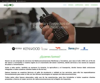 Secom.cl(Telecomunicaciones) Screenshot