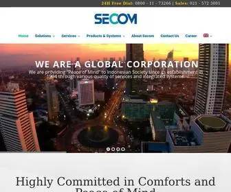 Secom.co.id(Home) Screenshot