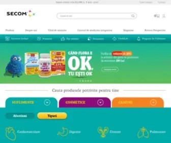 Secom.ro(Produse si Suplimente Naturale) Screenshot