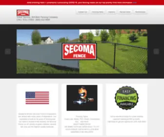 Secomafence.com(Secoma Fence) Screenshot