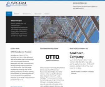 Secomwireless.com(Manufacturers' Representatives) Screenshot