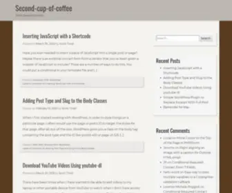 Second-Cup-OF-Coffee.com(Web Development) Screenshot