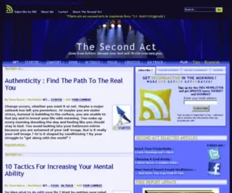 Secondactive.com(The Second Act) Screenshot