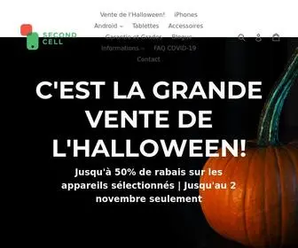 Secondcell.ca(Téléphone usagé et iPhone usagé) Screenshot
