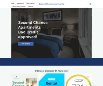 Secondchanceapartments.org(Second Chance Apartments) Screenshot