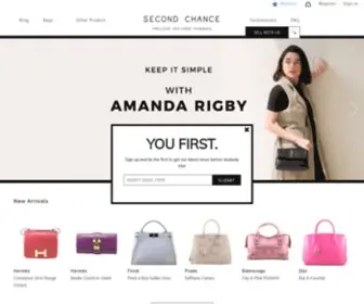 Secondchancebag.com(Second Chance) Screenshot