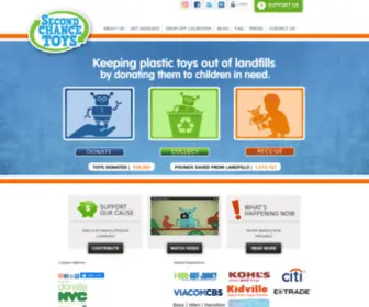 Secondchancetoys.org(Donate Toys for Children in Need and to Keep the Environment Green) Screenshot