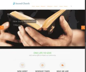 Secondchurchdorchester.org(Second Church in Dorchester) Screenshot