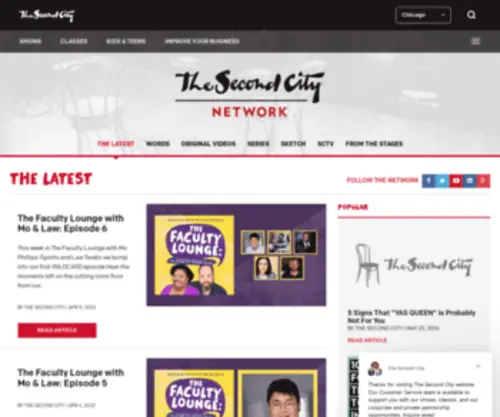 Secondcitynetwork.com(The Network) Screenshot