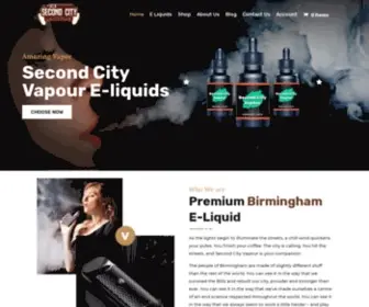 Secondcityvapour.com(EGo Electronic Cigarettes) Screenshot